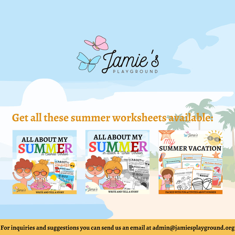 Summer Coloring Pages & Writing Prompts | End of the Year - Fun Summer Activity