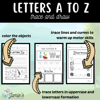 Alphabet Writing and Tracing Activity: Letter Recognition & Formation BUNDLE