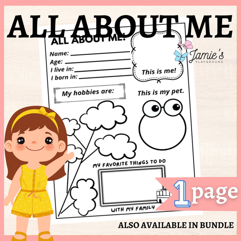 Interactive Back To School Writing Activity: All About Me Worksheet 11