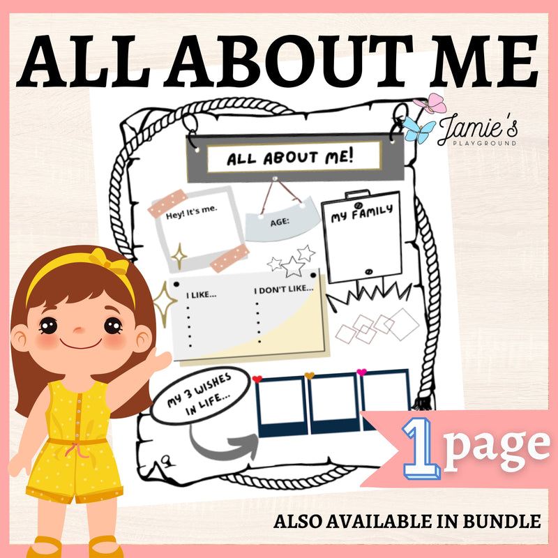 Interactive Back To School Writing Activity: All About Me Worksheet 13