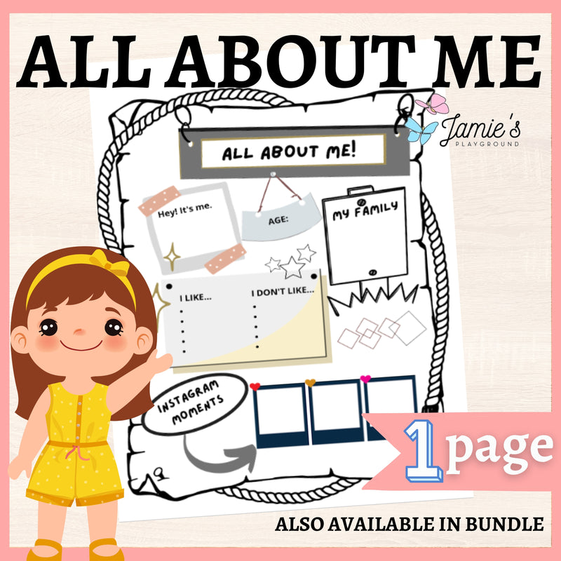 Interactive Back To School Writing Activity: All About Me Worksheet 14