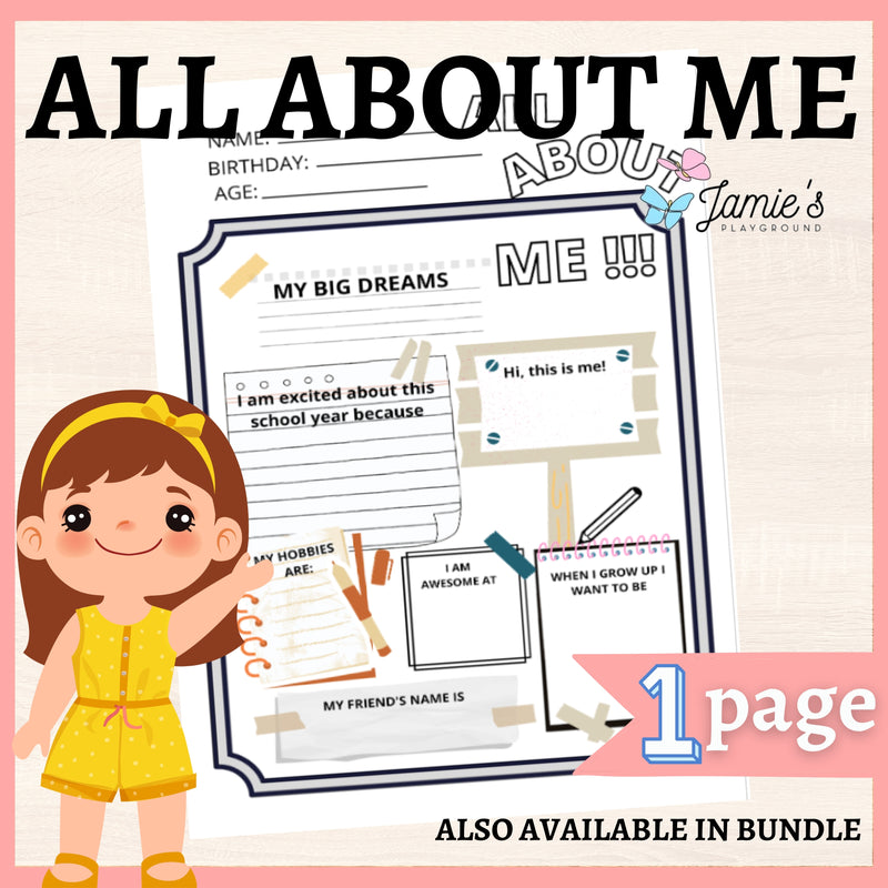 Interactive Back To School Writing Activity: All About Me Worksheet 15