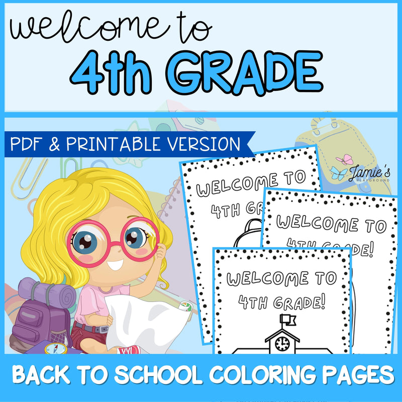 4th Grade Morning Work - Coloring Pages & Writing Prompts | No Prep Activity