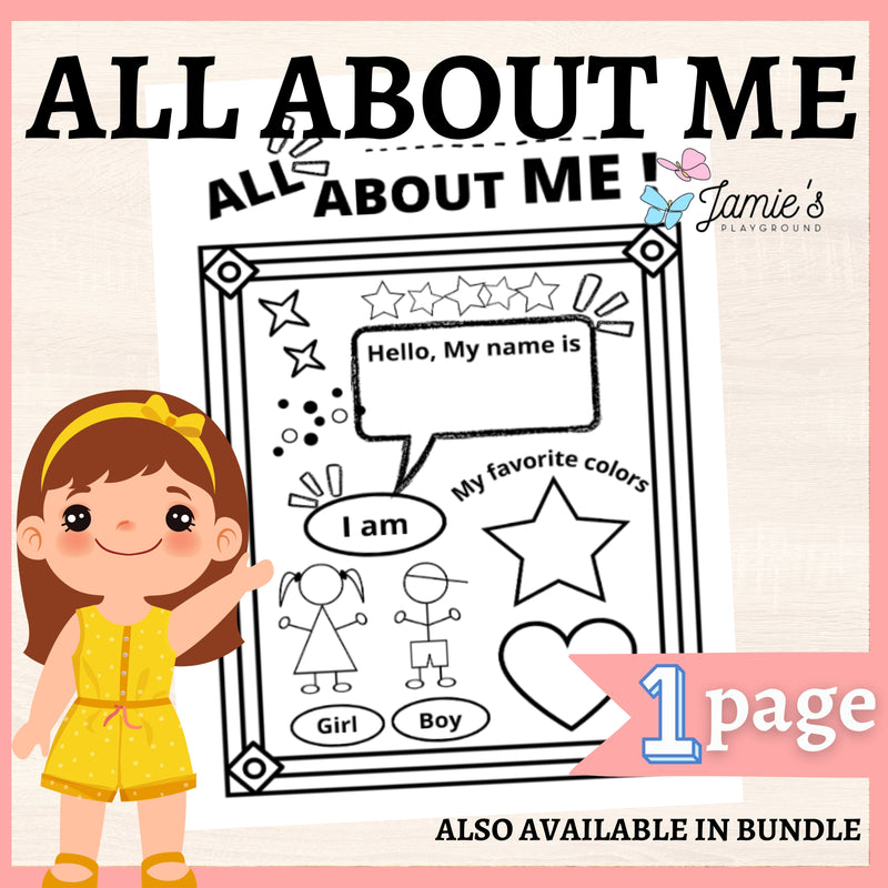 Interactive Back To School Writing Activity: All About Me Worksheet 17