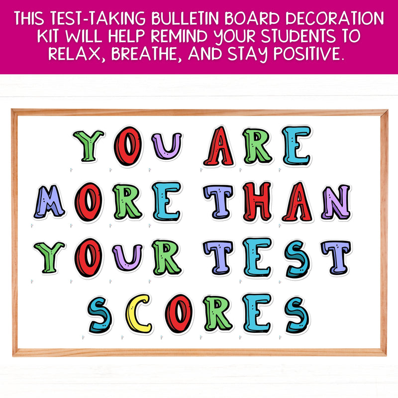 Tune Into the Test | Test Taking Skills Bulletin Board Kit for Test Prep