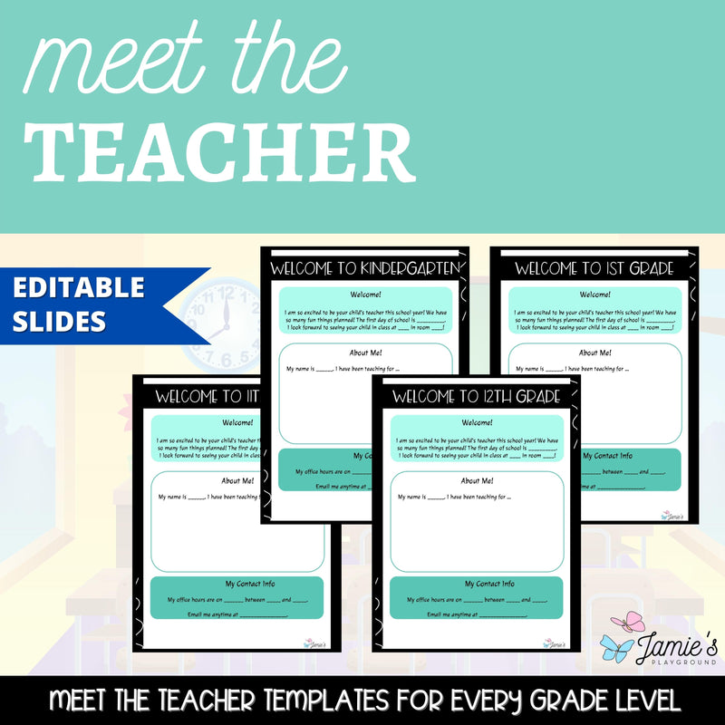 Parent Communication Log Editable Student Information Sheets