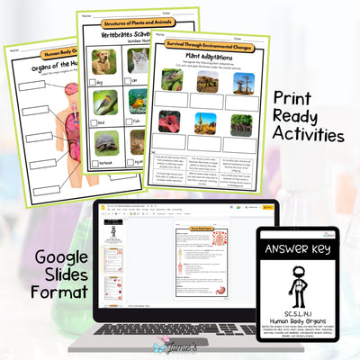 5th Grade Life Science BUNDLE - NGSS Aligned Activities & Answer Key