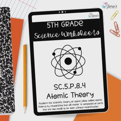 Atomic Theory Activity & Answer Key 5th Grade Physical Science