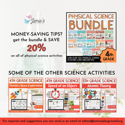 Thermal Conductors and Insulators Activity & Answer Key 4th Grade Physical Science