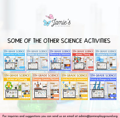 5th Grade Earth & Space Science BUNDLE - NGSS Aligned Activities & Answer Key