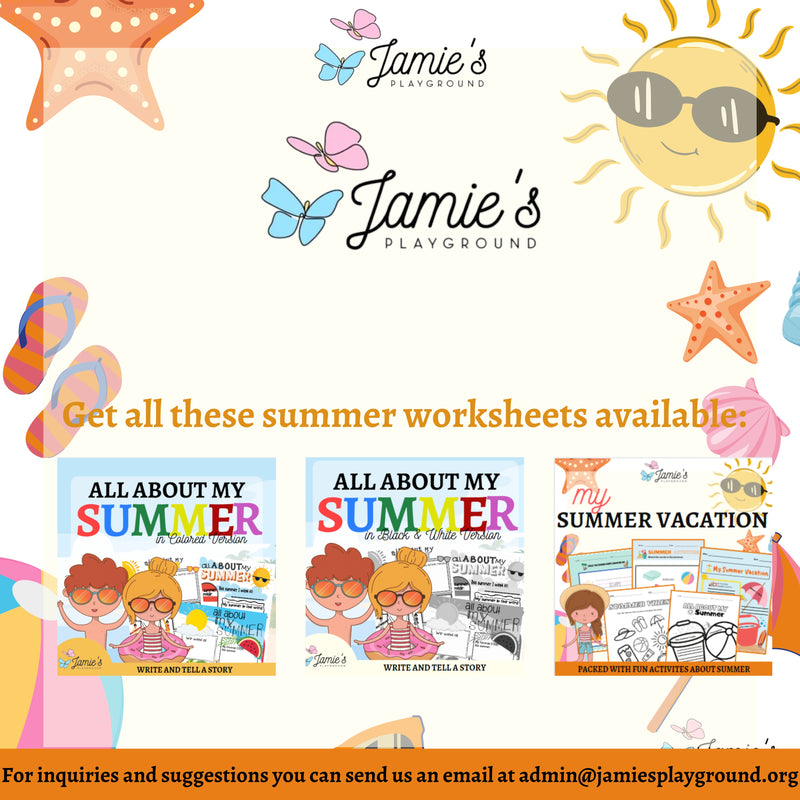 Summer Coloring Pages & Writing Prompts | End of the Year - Fun Summer Activity