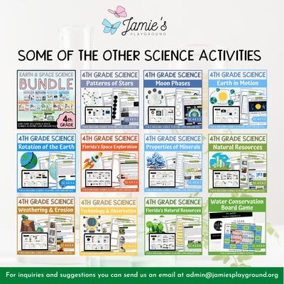 4th Grade Life Science BUNDLE - NGSS Aligned Activities & Answer Key