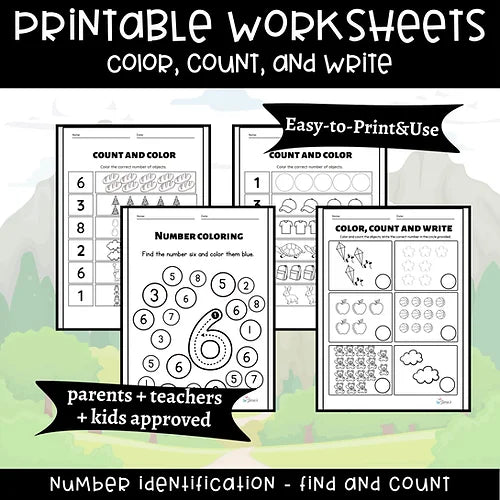 Number Tracing & Writing Activity | Number Formation Trace & Write - Numbers 1-9 BUNDLE