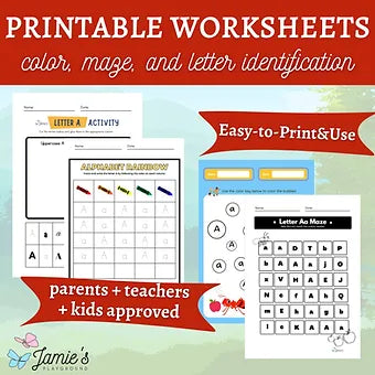 FREE - Alphabet Tracing & Writing Activity | Handwriting Practice Worksheet - Letter A