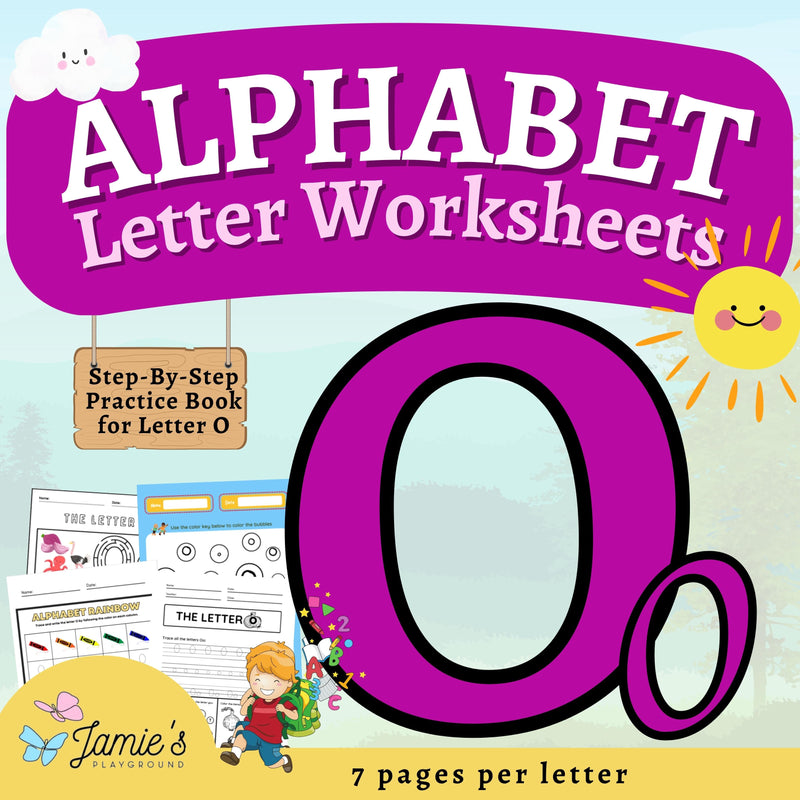 Alphabet Tracing & Writing Activity | Handwriting Practice Worksheet - Letter O