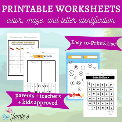 Alphabet Tracing & Writing Activity | Handwriting Practice Worksheet - Letter O