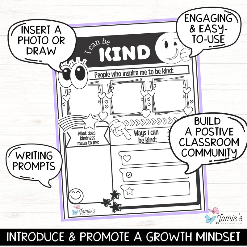 FREE - Growth Mindset Classroom Activity: Fun & Engaging Back to School Activity