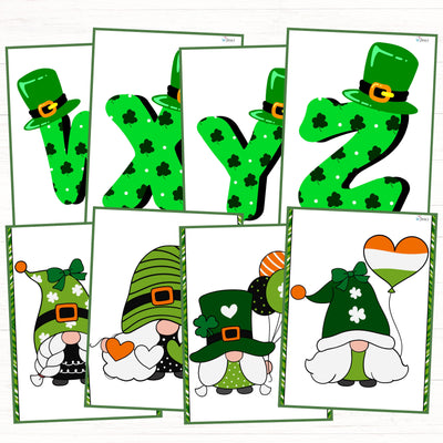 St. Patrick's Day Bulletin Board Letters Pack | March Editable Bulletin Board