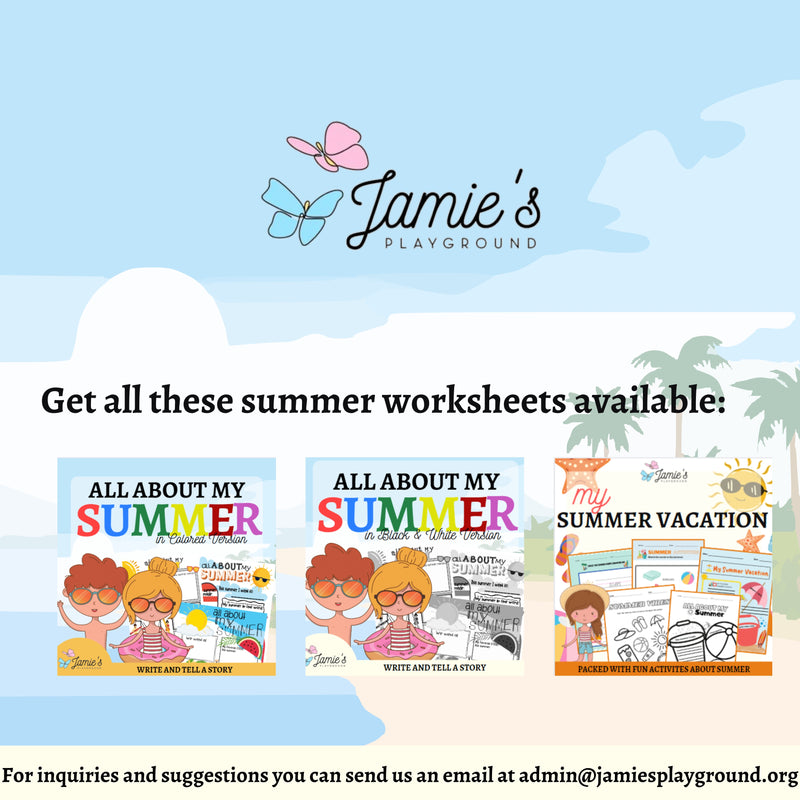 Summer Coloring Pages & Writing Prompts | End of the Year - Fun Summer Activity