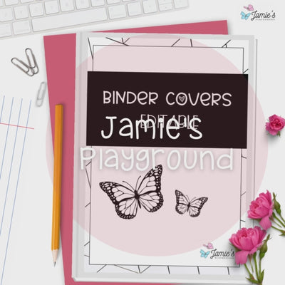 Editable Binder Covers for Teacher Binder and Planner | Colorful