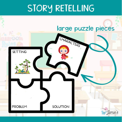 FREE - Puzzle my Story: Using Illustrations and Details To Describe A Story