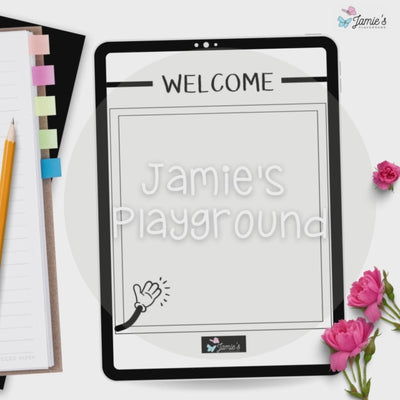 Editable Binder Documents for Teacher Binder and Planner | Black & White theme