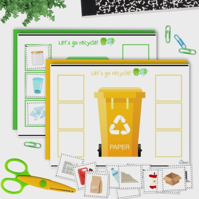 Waste Sorting Activity Earth Day Sorting Printable