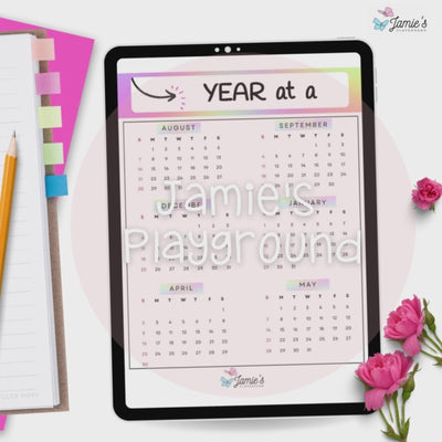 Editable Teacher Binder | Weekly Lesson Plans and Calendar 2023 | Rainbow theme